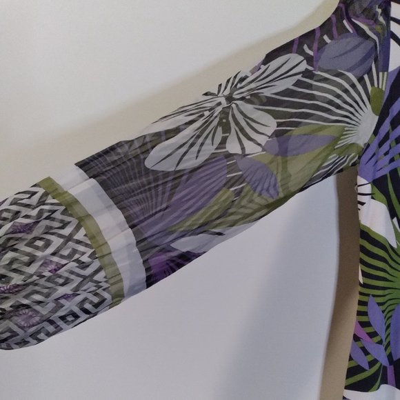 Gorgeous ANALILI Dress, High end Boutique Dress with bold colourful print - Picture 8 of 14